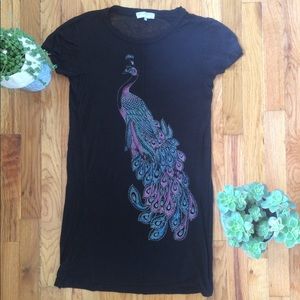 Super soft peacock tunic